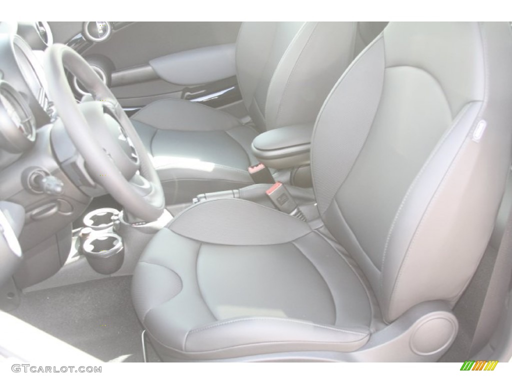 2012 Cooper S Hardtop - White Silver Metallic / Carbon Black photo #10