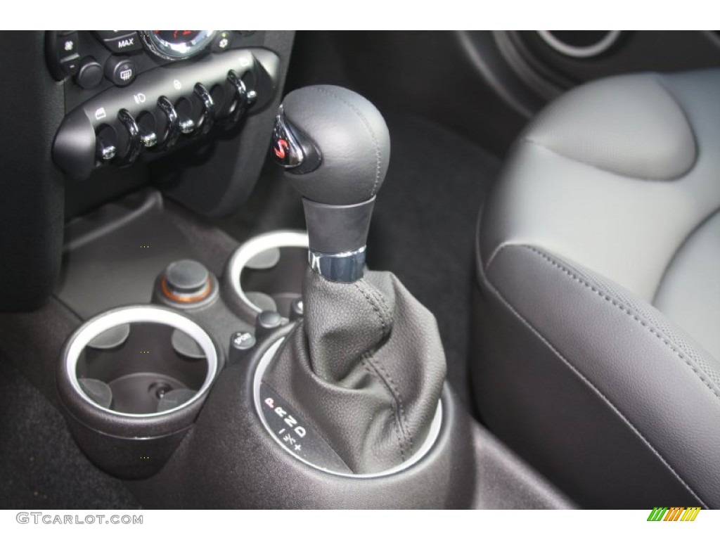 2012 Cooper S Hardtop - White Silver Metallic / Carbon Black photo #17