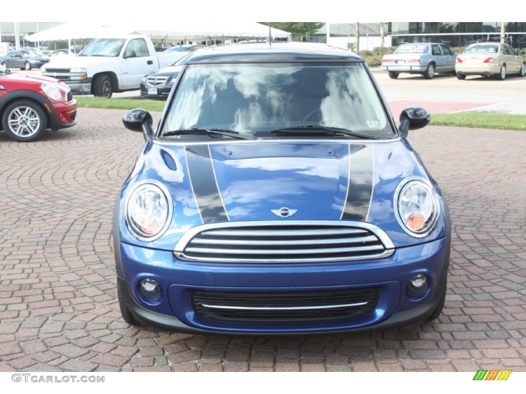 2012 Cooper Hardtop - Lightning Blue Metallic / Carbon Black photo #2