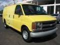 1999 Yellow Chevrolet Express 3500 Commercial Van  photo #1