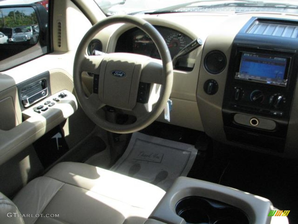 2006 F150 Lariat SuperCrew 4x4 - Arizona Beige Metallic / Tan photo #12