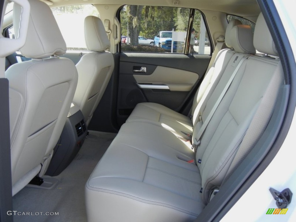 2012 Edge Limited EcoBoost - White Platinum Metallic Tri-Coat / Medium Light Stone photo #6