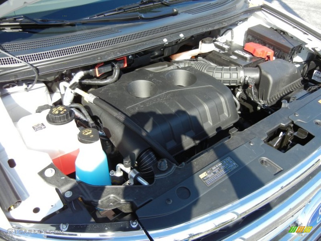 2012 Edge Limited EcoBoost - White Platinum Metallic Tri-Coat / Medium Light Stone photo #12