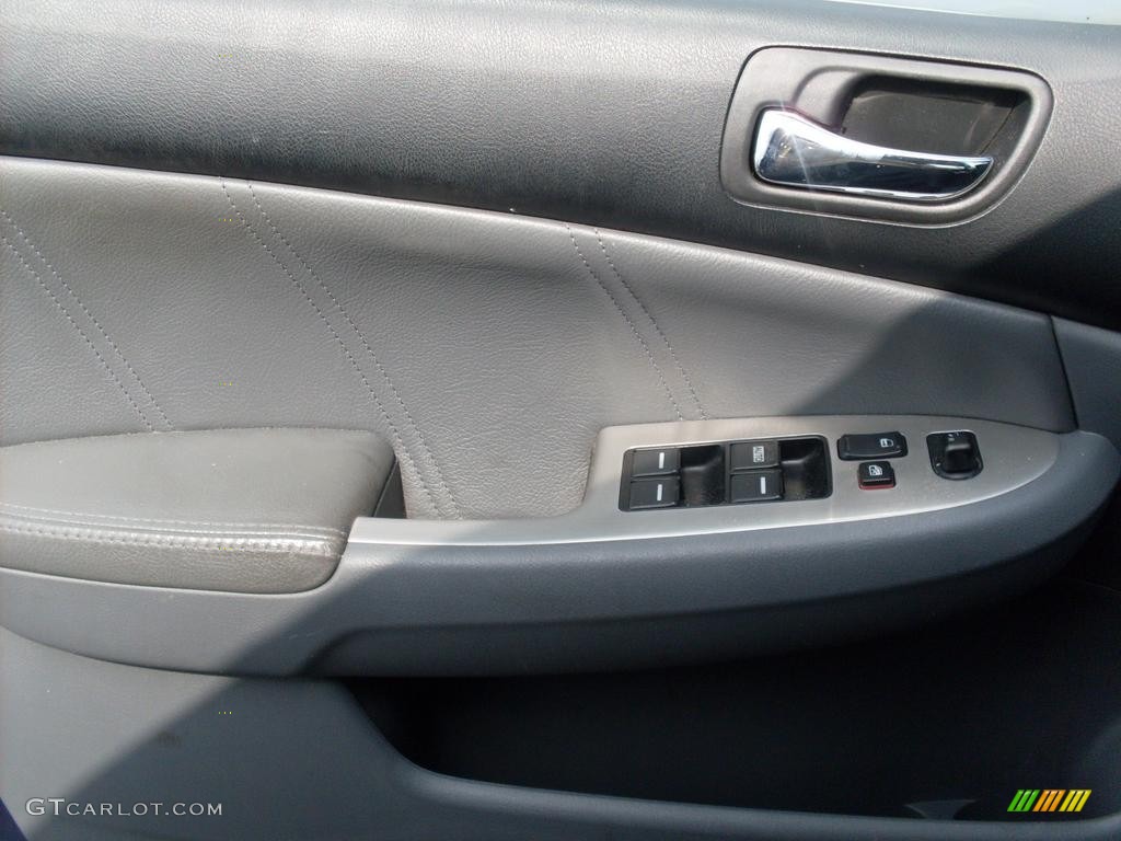 2003 Accord EX V6 Sedan - Eternal Blue Pearl / Gray photo #9