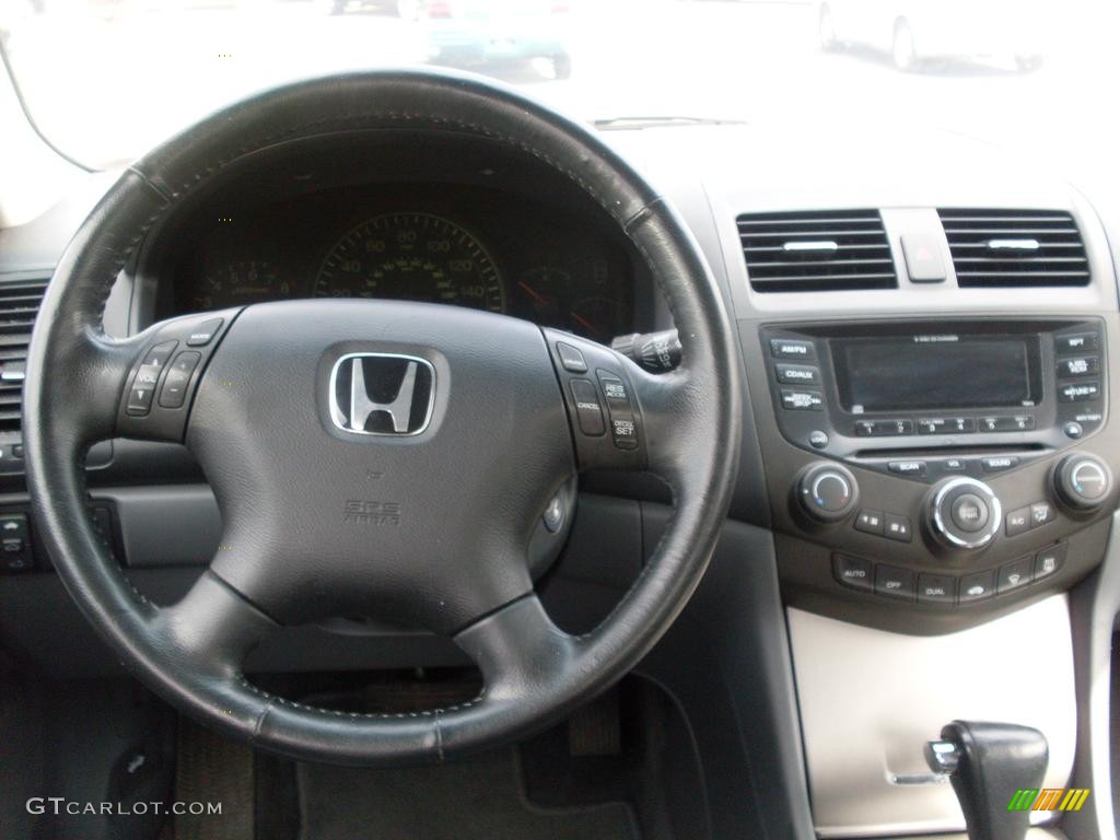 2003 Accord EX V6 Sedan - Eternal Blue Pearl / Gray photo #11