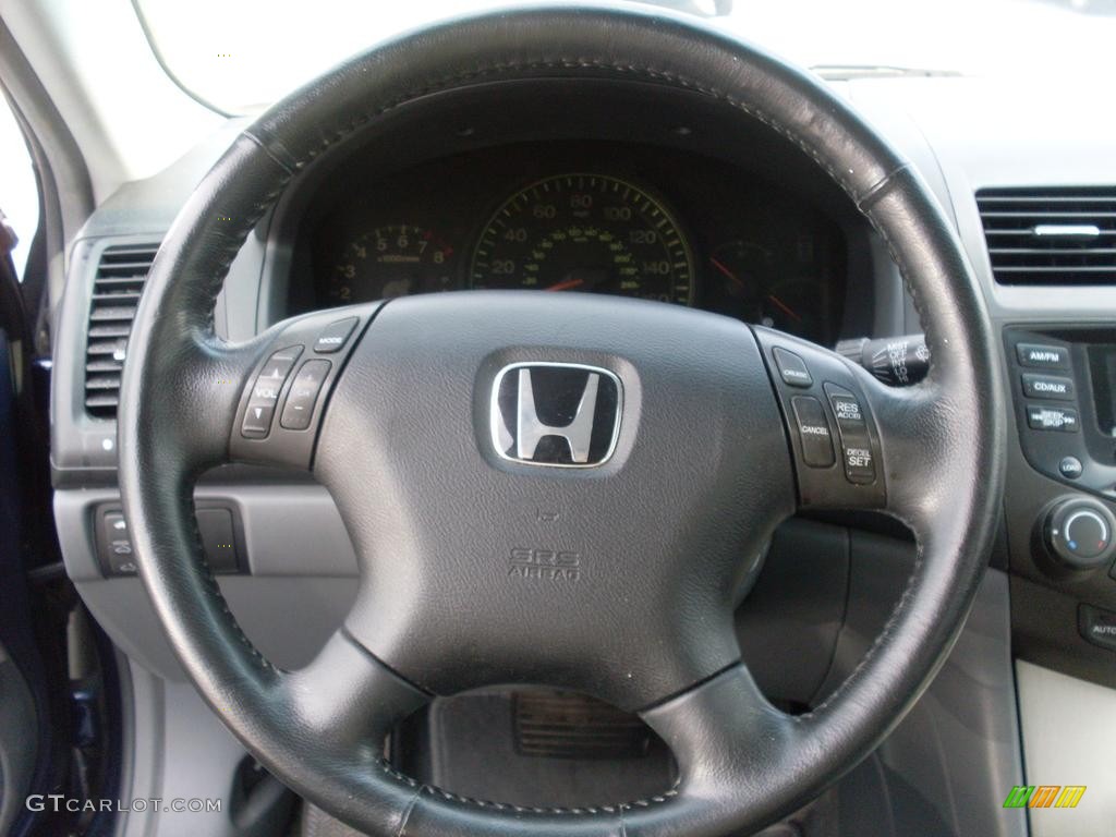 2003 Accord EX V6 Sedan - Eternal Blue Pearl / Gray photo #12
