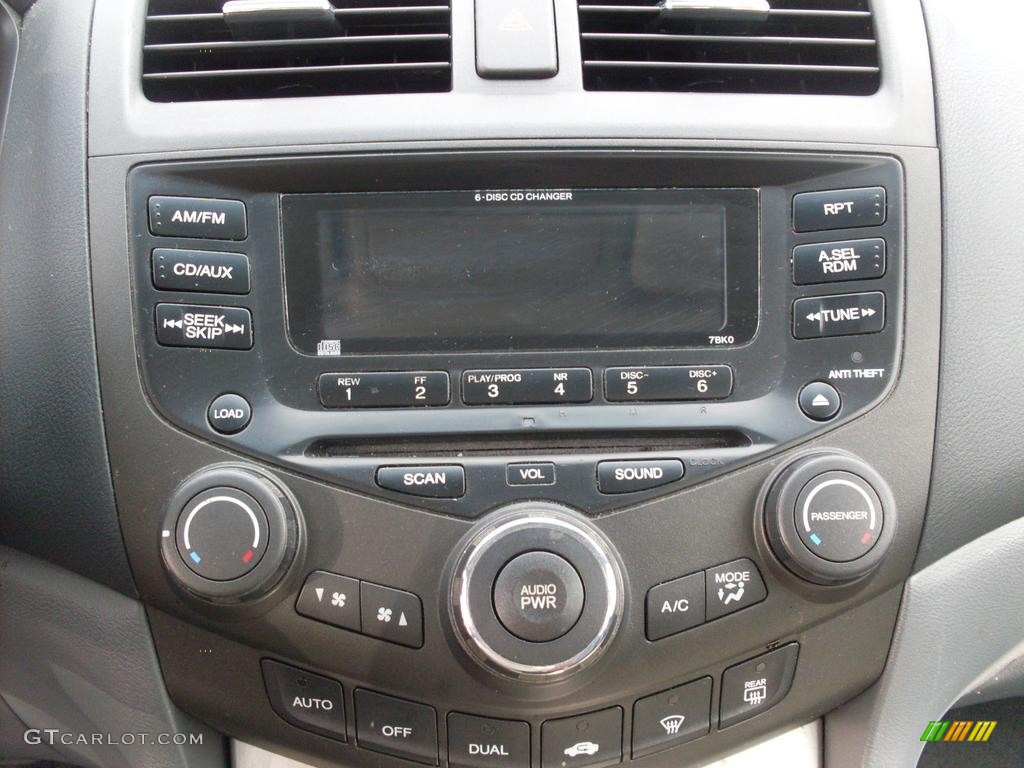 2003 Accord EX V6 Sedan - Eternal Blue Pearl / Gray photo #13