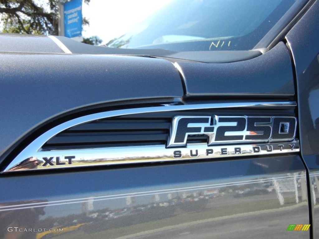 2012 F250 Super Duty XLT Crew Cab 4x4 - Sterling Grey Metallic / Steel photo #4