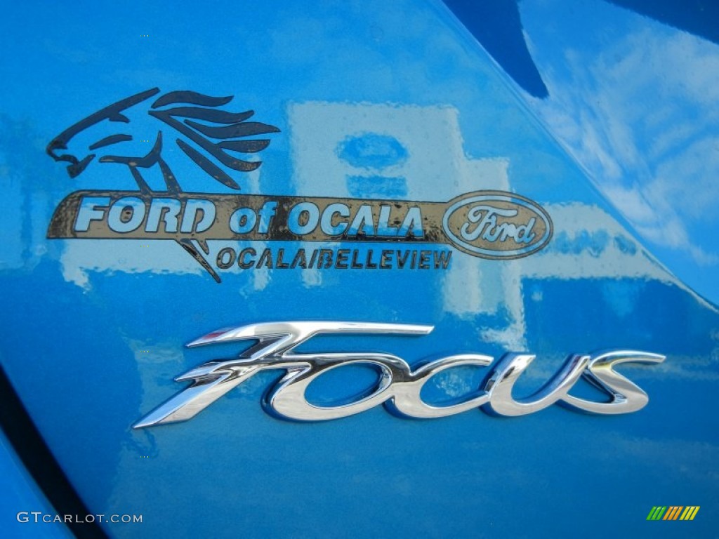 2012 Focus SE SFE Sedan - Blue Candy Metallic / Charcoal Black photo #4