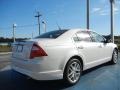 2012 White Platinum Tri-Coat Ford Fusion SEL V6  photo #3