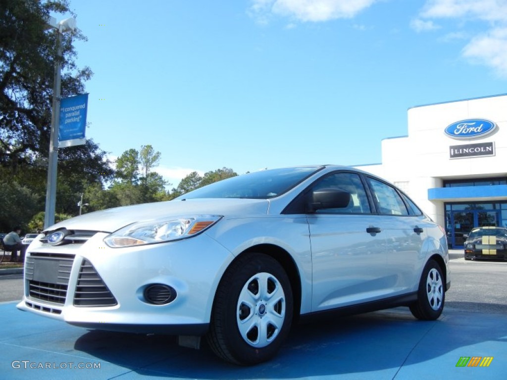 2012 Focus S Sedan - Ingot Silver Metallic / Charcoal Black photo #1