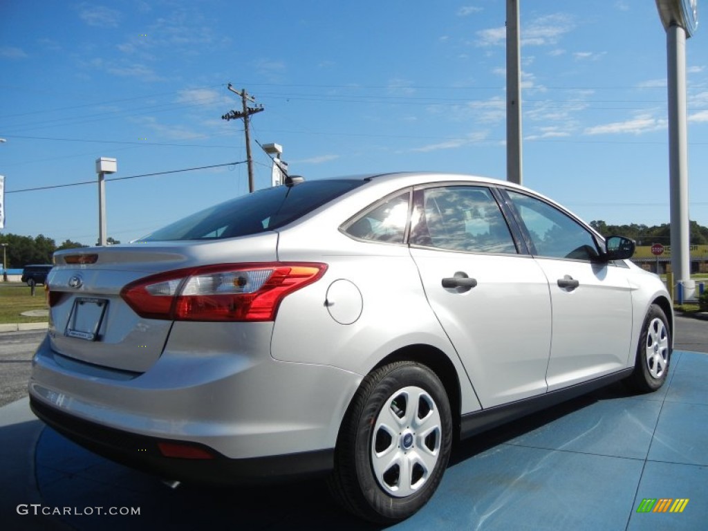 2012 Focus S Sedan - Ingot Silver Metallic / Charcoal Black photo #3