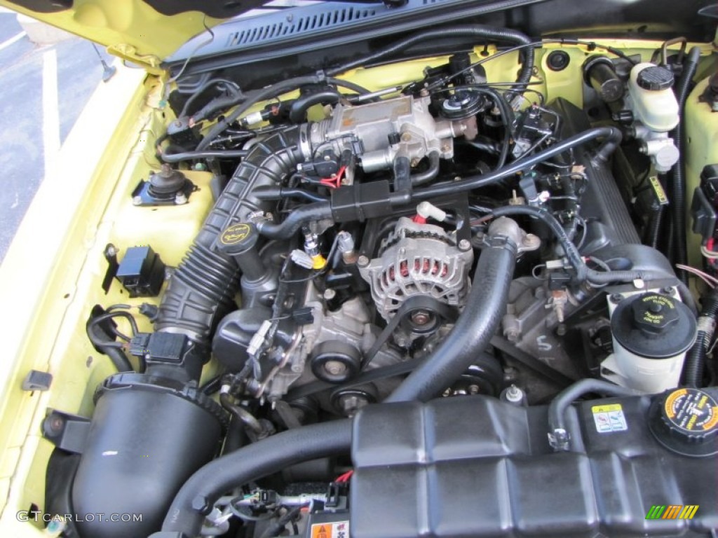 2001 Ford Mustang GT Coupe 4.6 Liter SOHC 16-Valve V8 Engine Photo #55765844