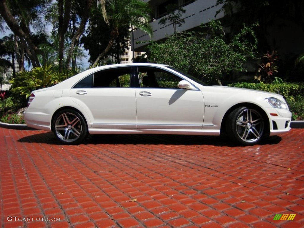 Alabaster White 2007 Mercedes-Benz S 65 AMG Sedan Exterior Photo #55766627