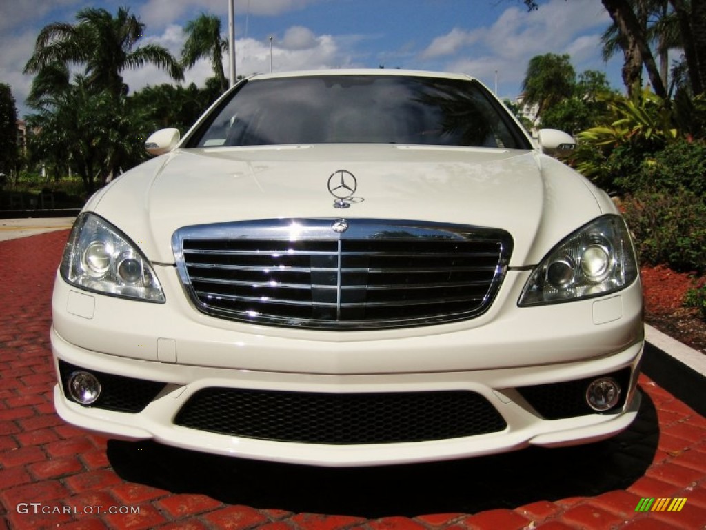Alabaster White 2007 Mercedes-Benz S 65 AMG Sedan Exterior Photo #55766646