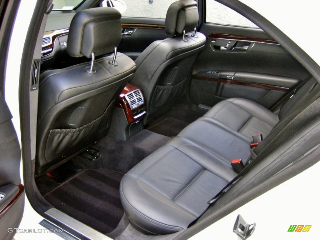 Black Interior 2007 Mercedes-Benz S 65 AMG Sedan Photo #55766725