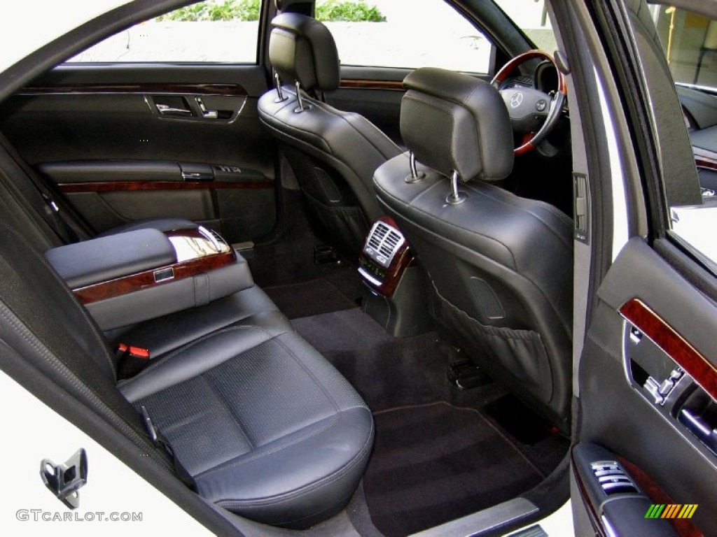 Black Interior 2007 Mercedes-Benz S 65 AMG Sedan Photo #55766783