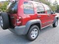 2007 Inferno Red Crystal Pearl Jeep Liberty Sport  photo #3