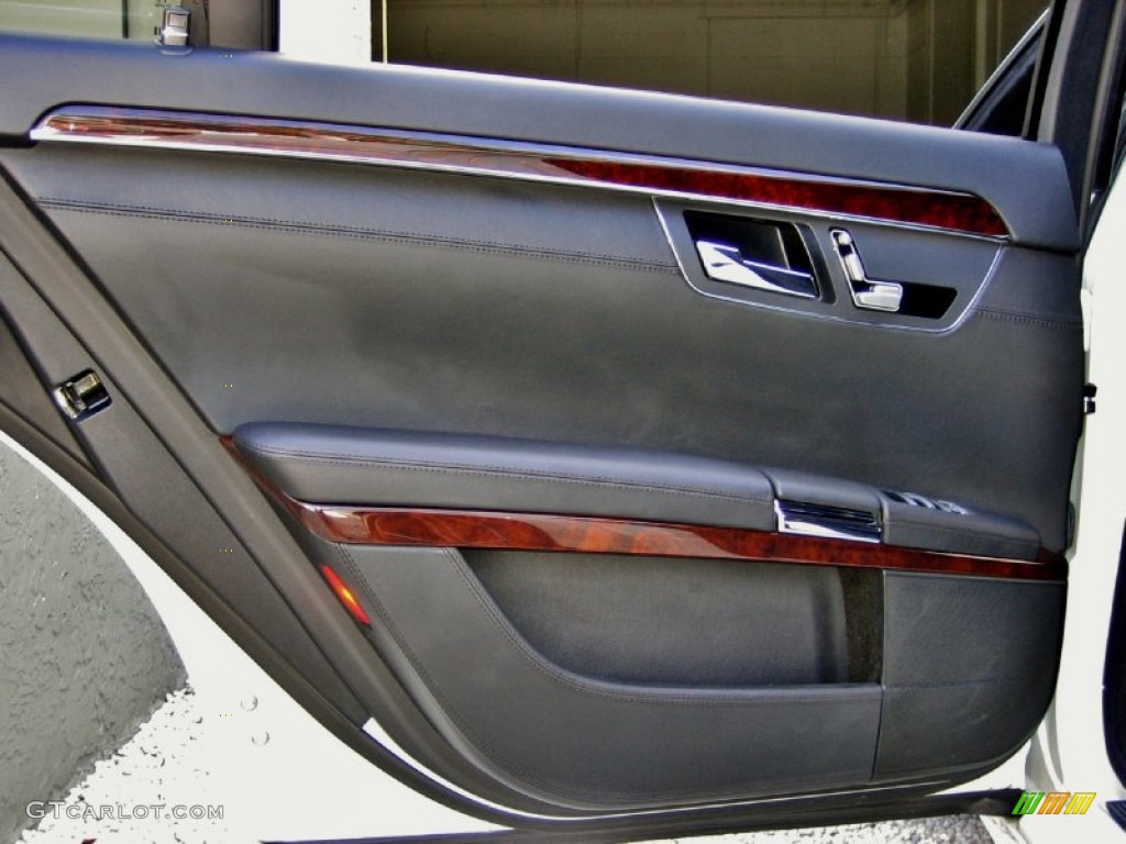 2007 Mercedes-Benz S 65 AMG Sedan Black Door Panel Photo #55766961
