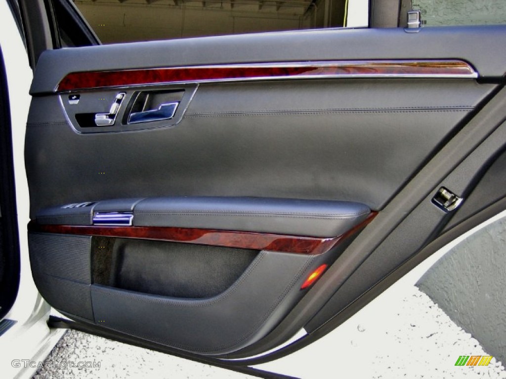 2007 Mercedes-Benz S 65 AMG Sedan Black Door Panel Photo #55766971