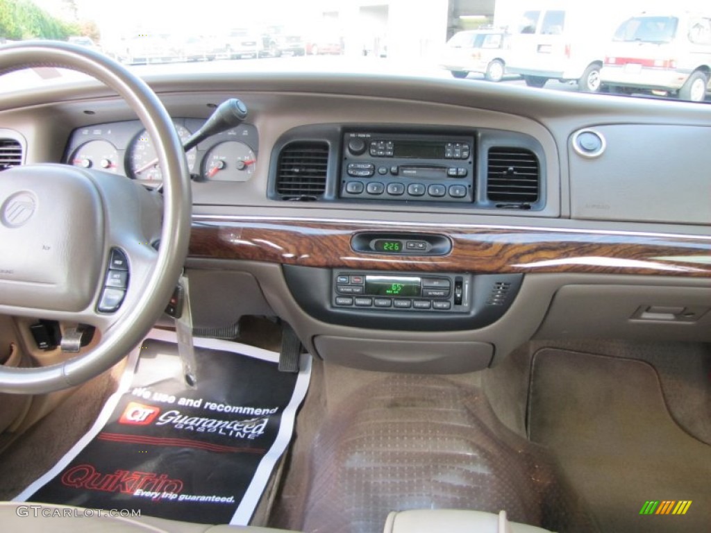 1998 Mercury Grand Marquis LS Light Parchment Dashboard Photo #55767041