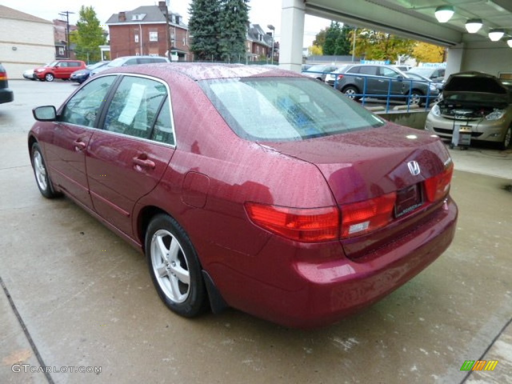 2005 Accord EX Sedan - Redondo Red Pearl / Gray photo #2