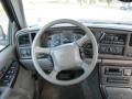 2002 GMC Yukon Stone Gray Interior Steering Wheel Photo