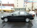 2000 Flamenco Black Pearl Honda Civic LX Sedan  photo #2