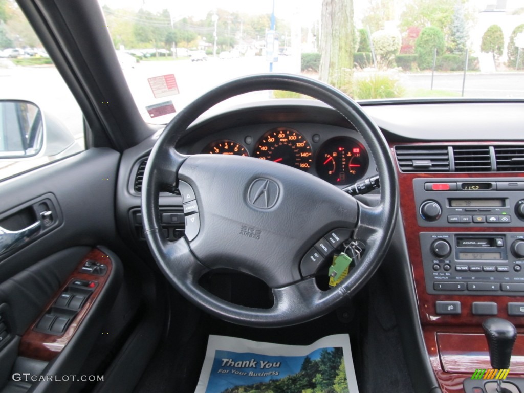 2000 RL 3.5 Sedan - Sebring Silver Metallic / Ebony photo #17