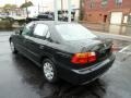 2000 Flamenco Black Pearl Honda Civic LX Sedan  photo #3