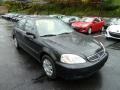 Flamenco Black Pearl - Civic LX Sedan Photo No. 10