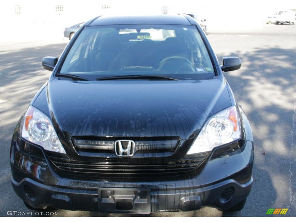 2009 CR-V LX 4WD - Crystal Black Pearl / Black photo #2