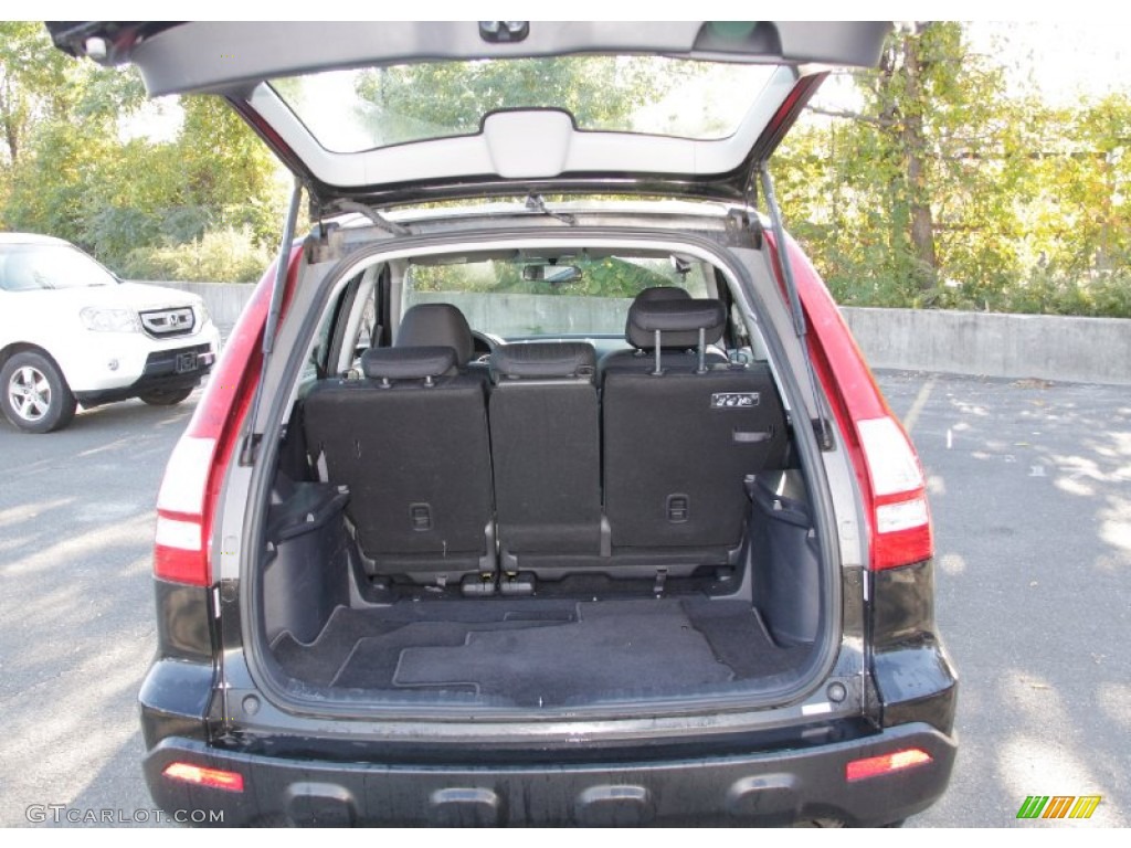 2009 CR-V LX 4WD - Crystal Black Pearl / Black photo #8
