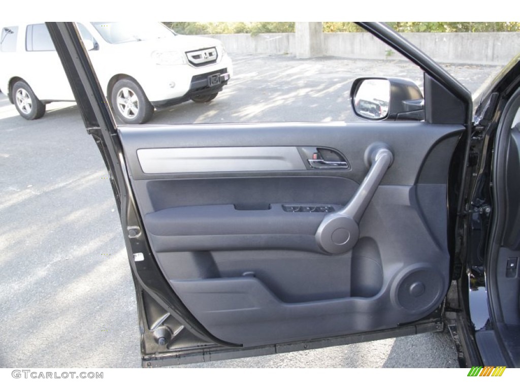 2009 CR-V LX 4WD - Crystal Black Pearl / Black photo #14