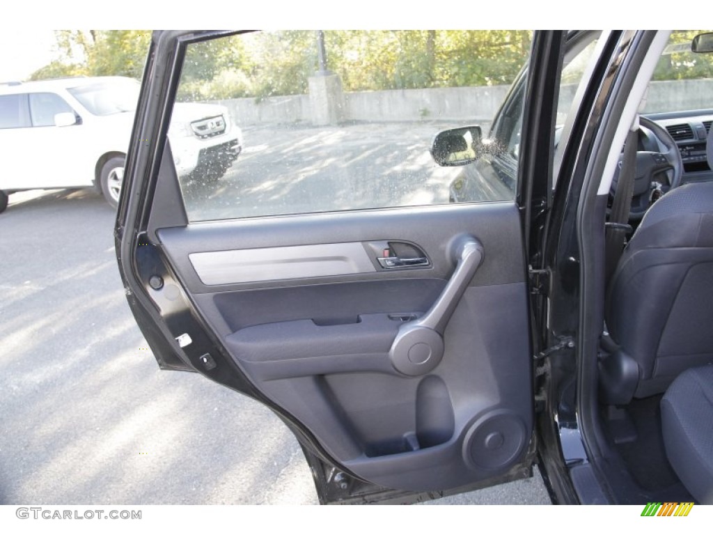 2009 CR-V LX 4WD - Crystal Black Pearl / Black photo #15