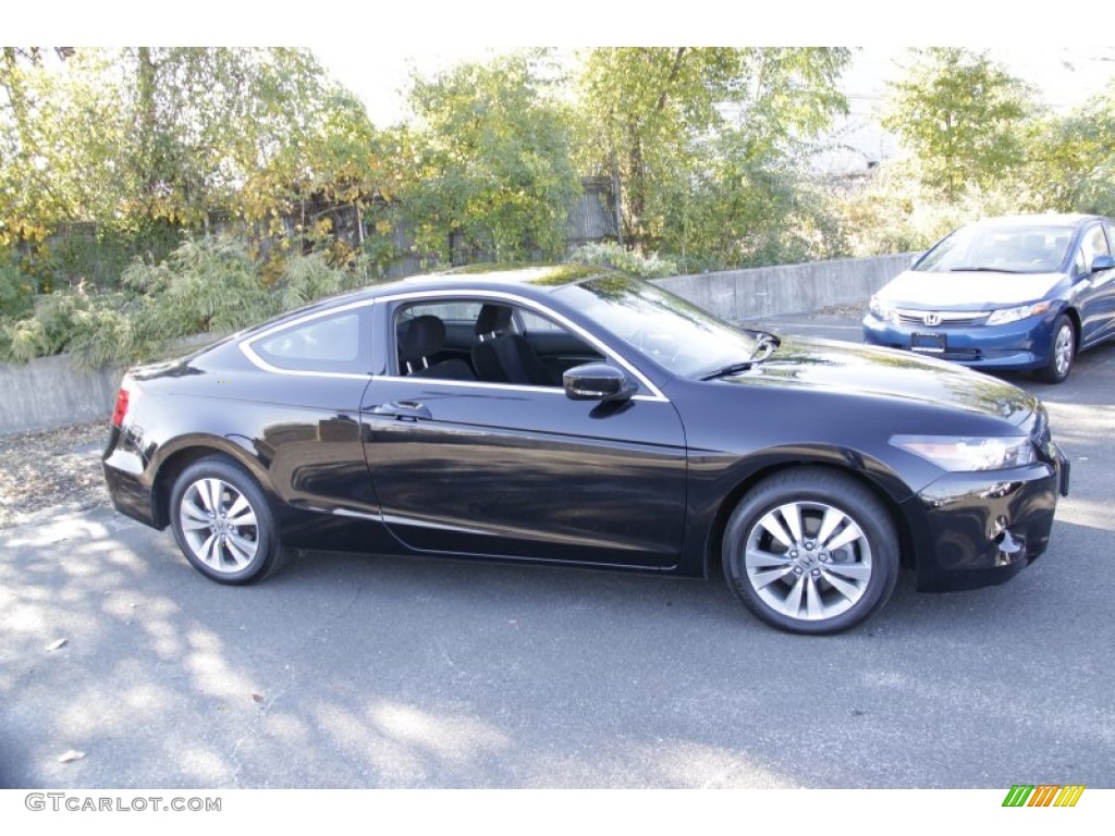 2009 Accord EX Coupe - Crystal Black Pearl / Black photo #4