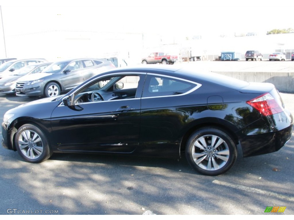 2009 Accord EX Coupe - Crystal Black Pearl / Black photo #12