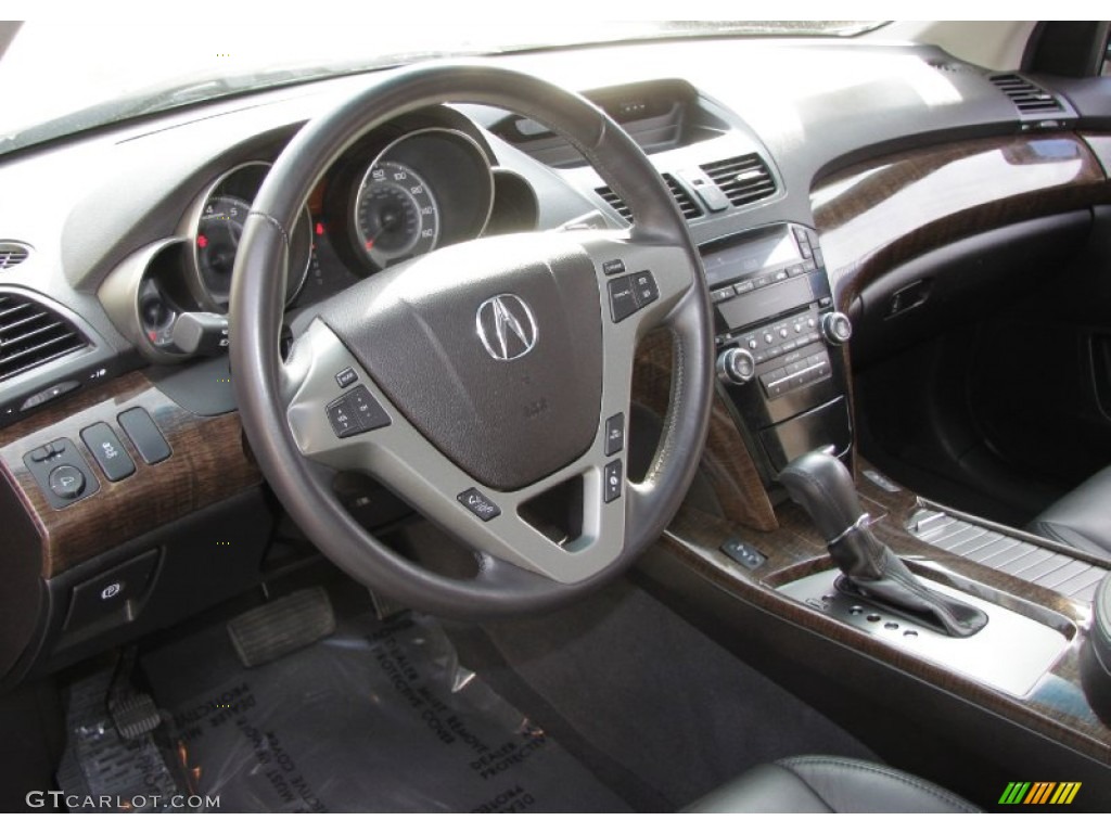 2010 Acura MDX Standard MDX Model Ebony Dashboard Photo #55770275