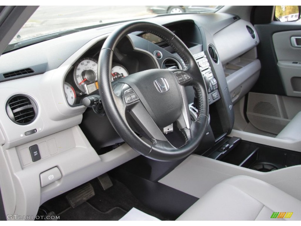 Gray Interior 2010 Honda Pilot EX-L 4WD Photo #55771275