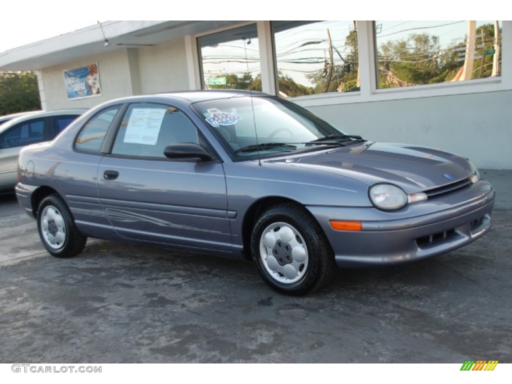 1996 Neon Highline Coupe - Dark Iris Pearl / Gray photo #2