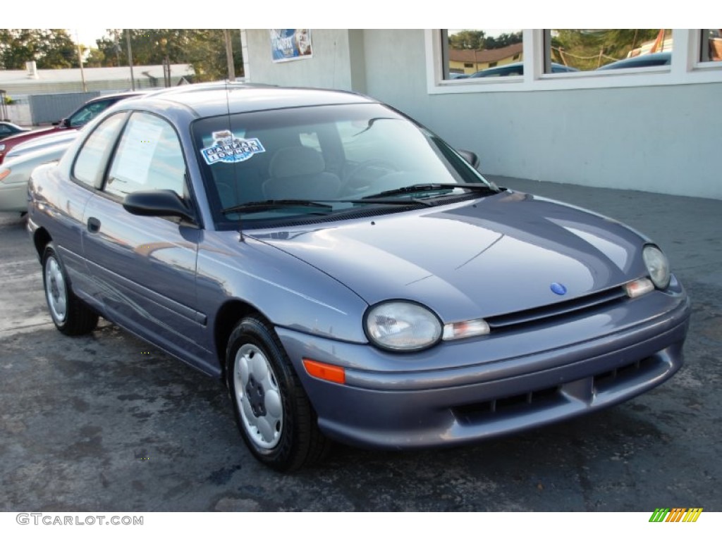 1996 Neon Highline Coupe - Dark Iris Pearl / Gray photo #5