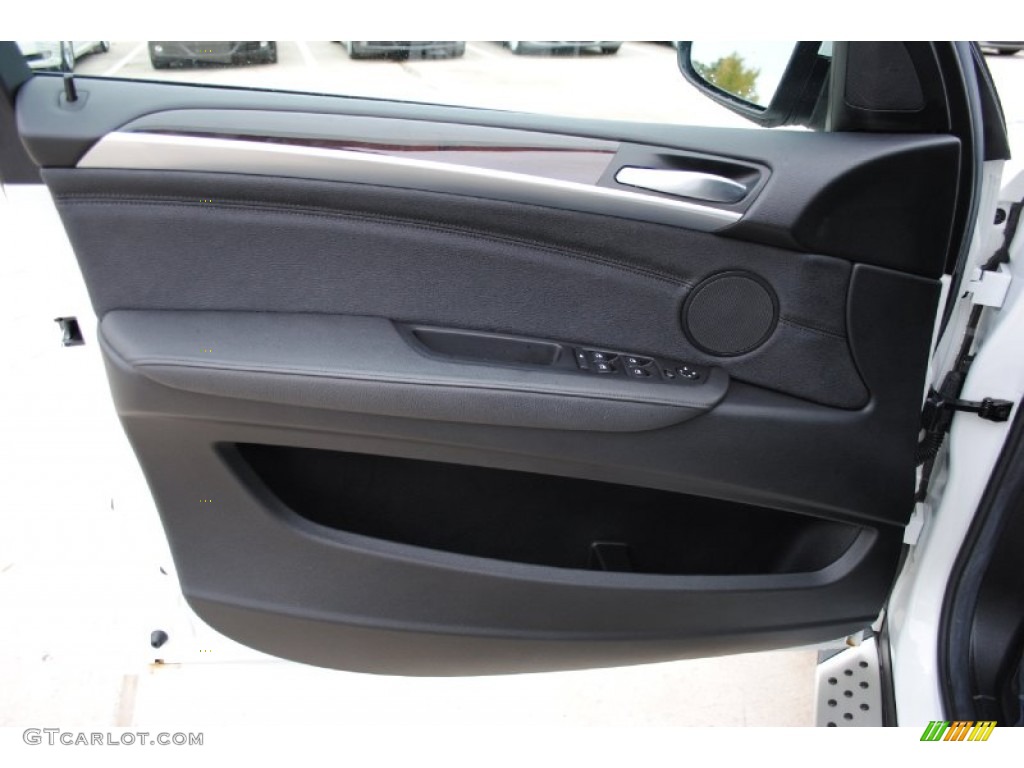 2010 BMW X5 xDrive48i Black Door Panel Photo #55772321