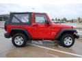 2011 Flame Red Jeep Wrangler Sport 4x4  photo #4