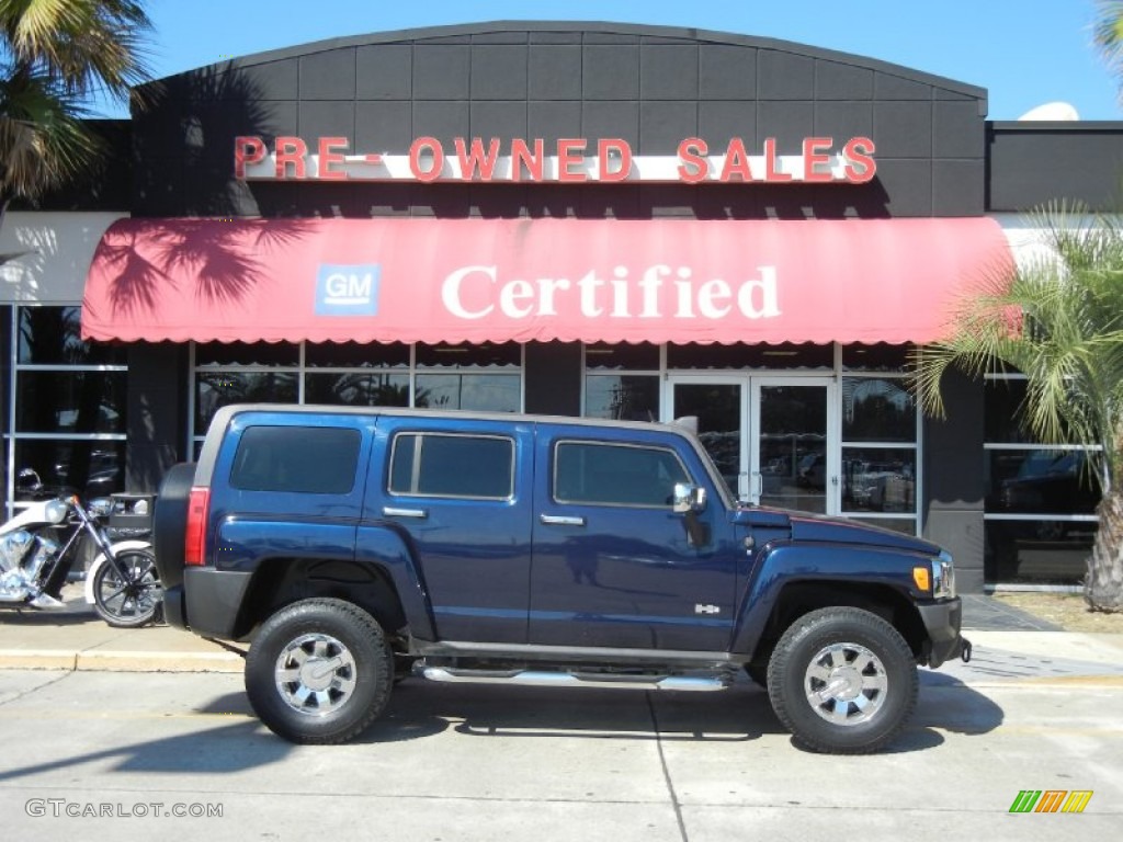 2007 Midnight Blue Metallic Hummer H3 X 55756660 Photo 17 GTCarLot