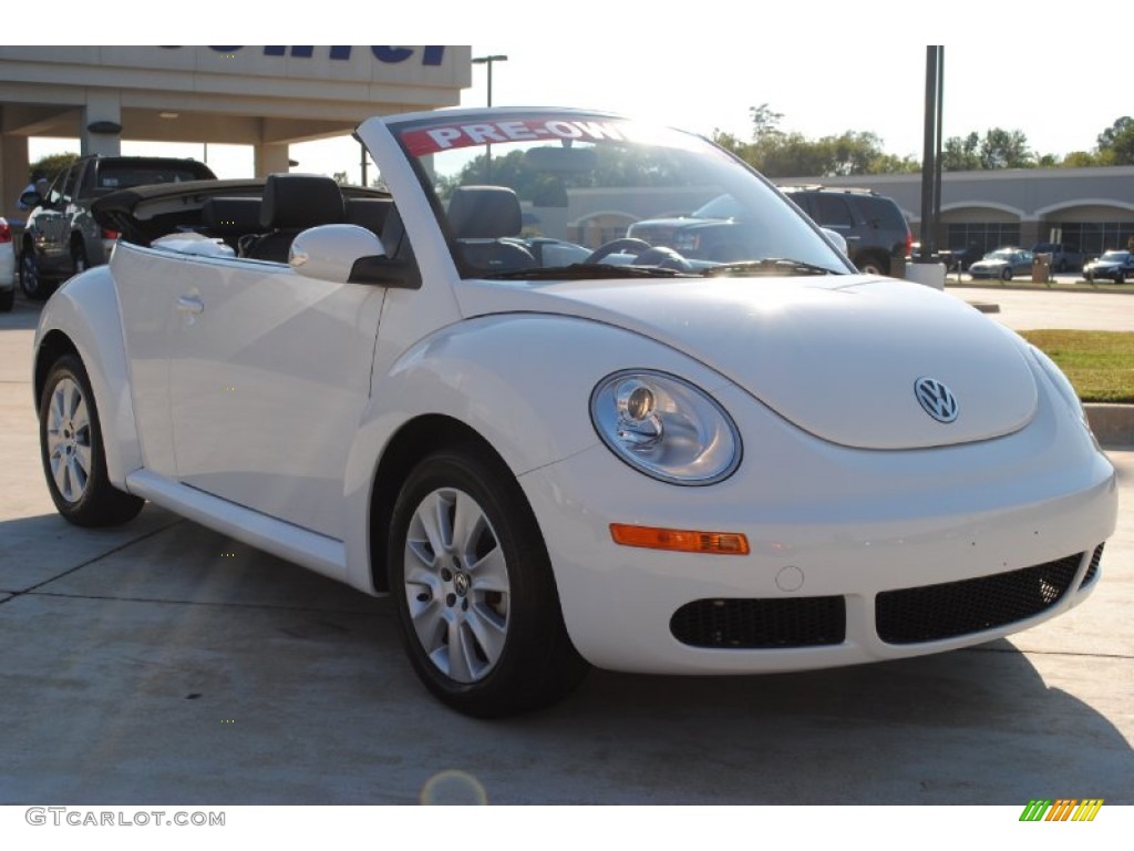 2009 New Beetle 2.5 Convertible - Candy White / Black photo #3