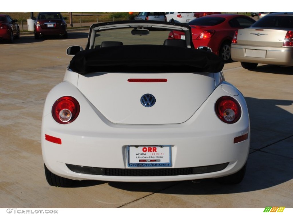 2009 New Beetle 2.5 Convertible - Candy White / Black photo #6