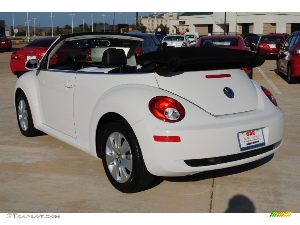 2009 New Beetle 2.5 Convertible - Candy White / Black photo #7