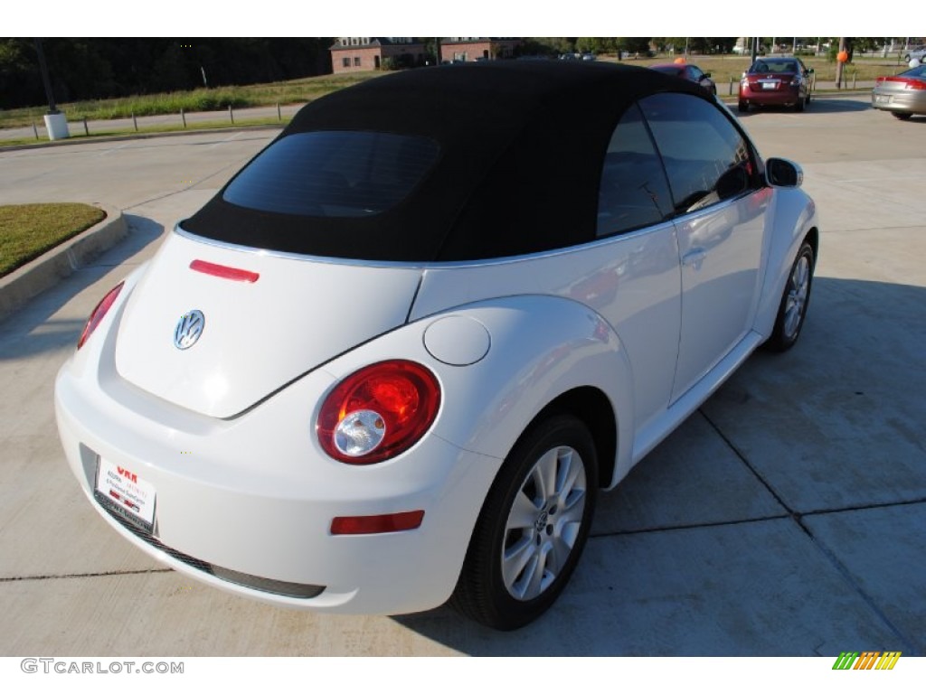 2009 New Beetle 2.5 Convertible - Candy White / Black photo #15