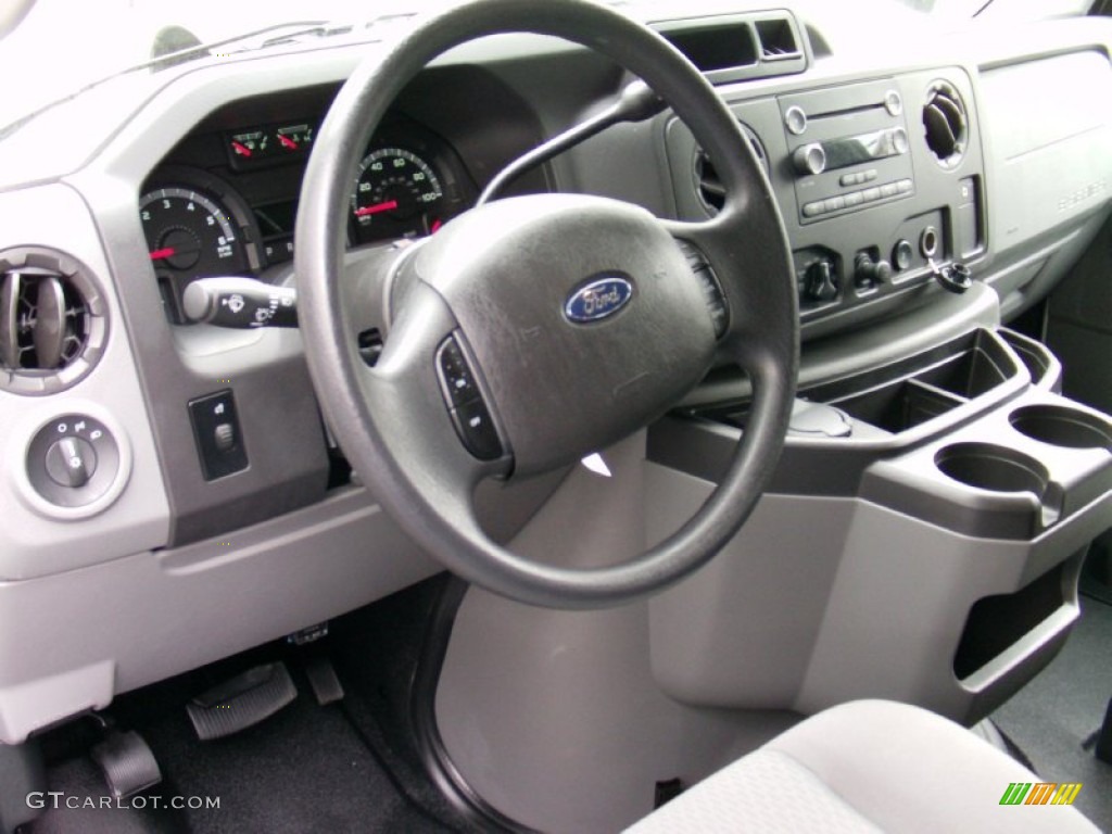 2011 Ford E Series Van E350 XLT Passenger Medium Flint Dashboard Photo #55773269
