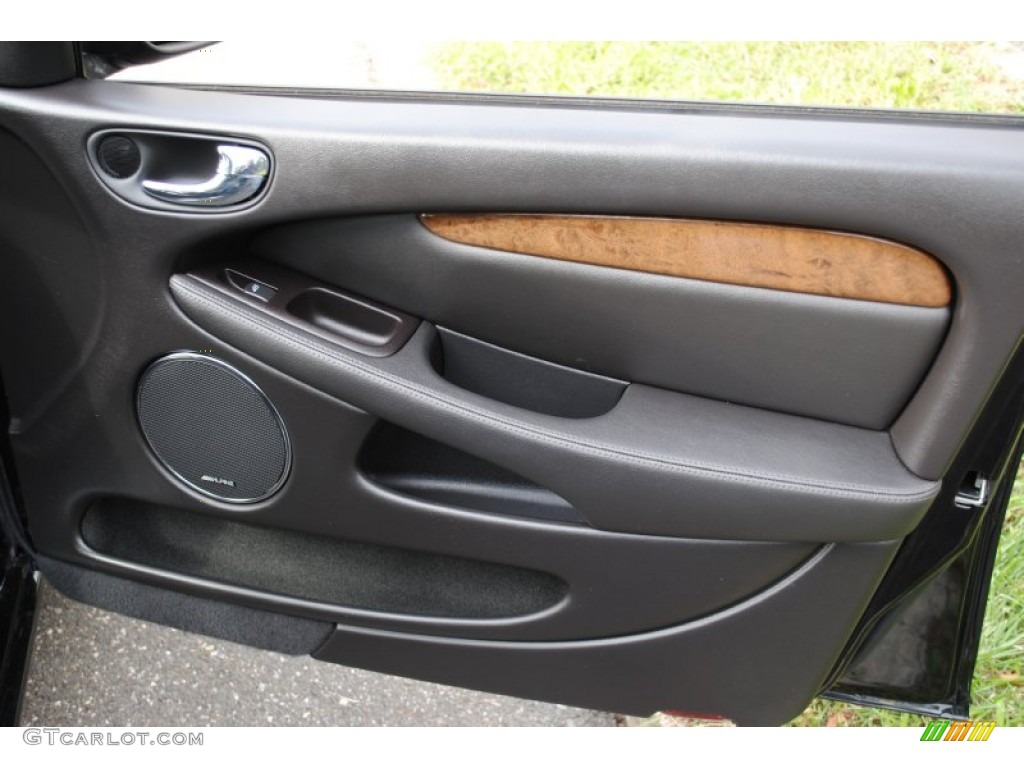 2007 Jaguar X-Type 3.0 Sport Wagon Charcoal Door Panel Photo #55773666